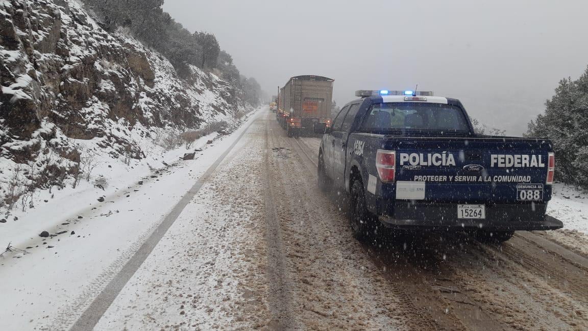 Cierre en carretera a Janos, Chihuahua