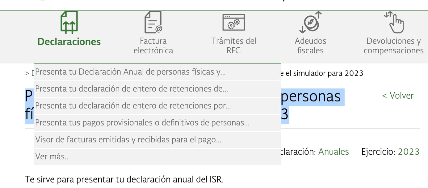 Paso a paso para usar el simulador del SAT