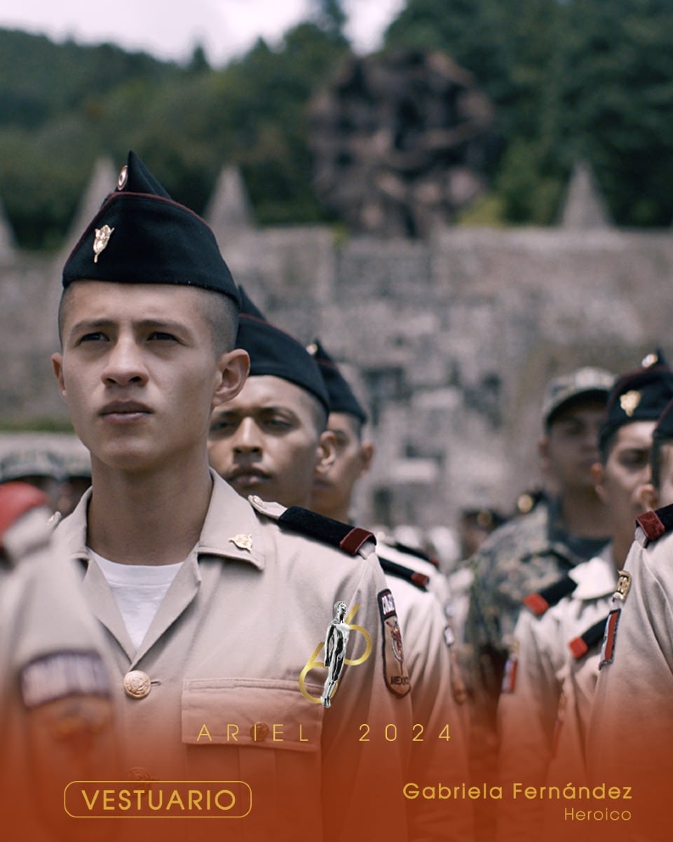 Heroico, ganadora a los Premios Ariel 2024 en la categoría Mejor Vestuario