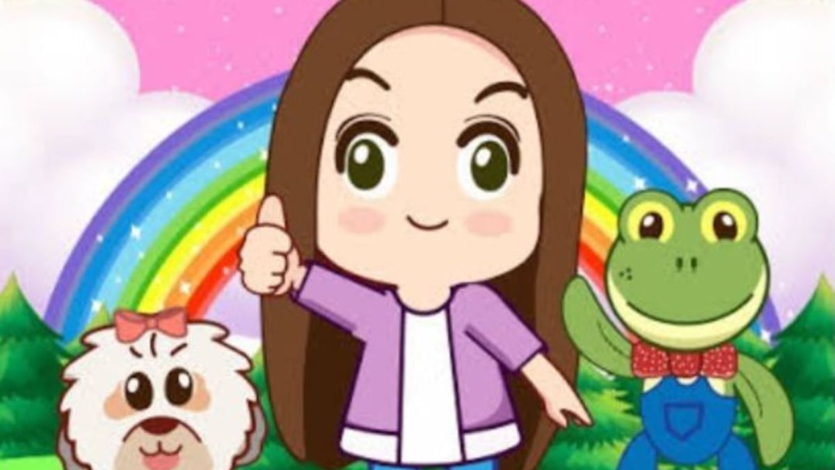 5 dibujos de Rhenné, la rana de Lara Campos, para colorear