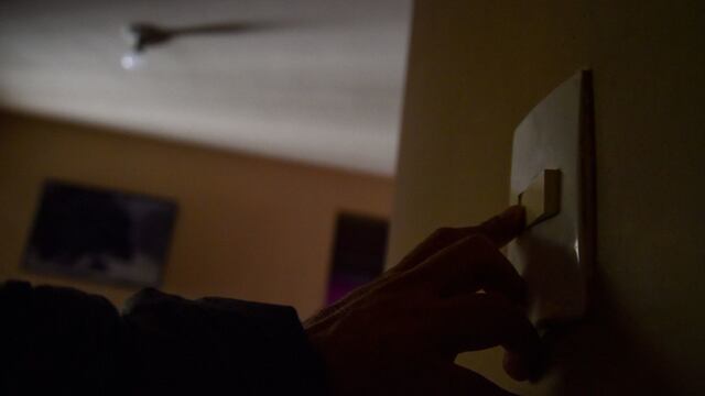 Sin energía eléctrica