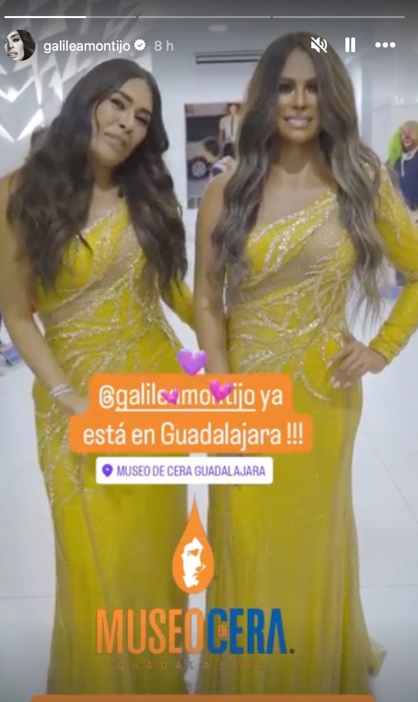 Galilea Montijo devela su propia estatua de cera y acá puedes ir a visitarla