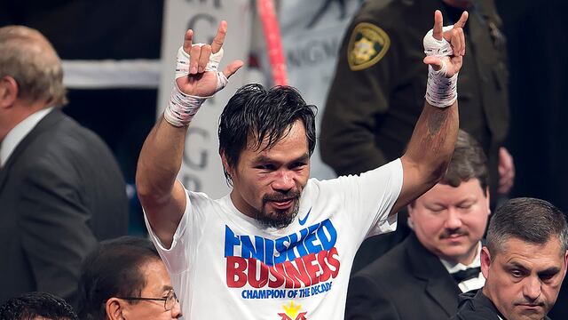 Manny Pacquiao.
