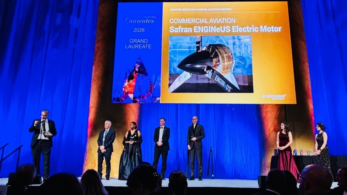 Safran es premiado por su motor eléctrico