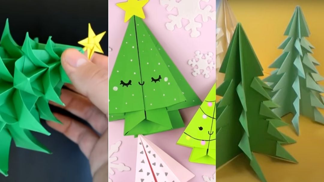 Árbol de Navidad de origami
