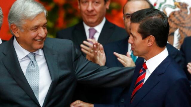 AMLO y Enrique Peña Nieto