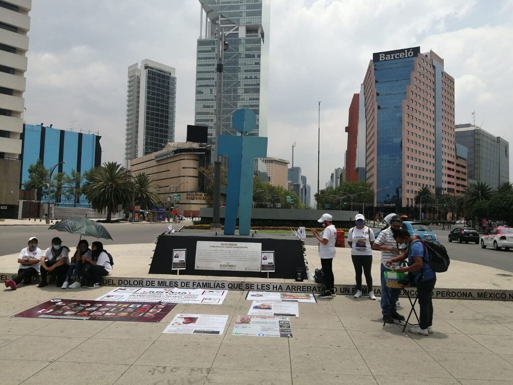 Protesta por desaparición de Javier y Daniel