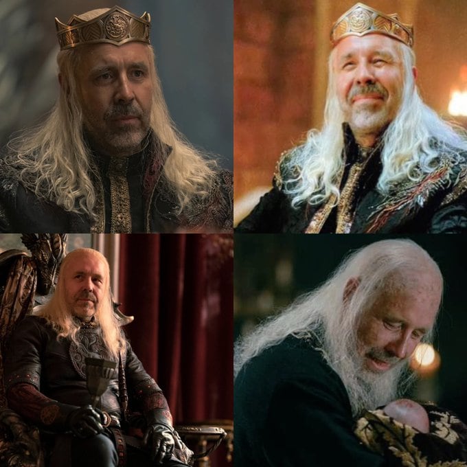 Paddy Considine como el rey Viserys Targaryen