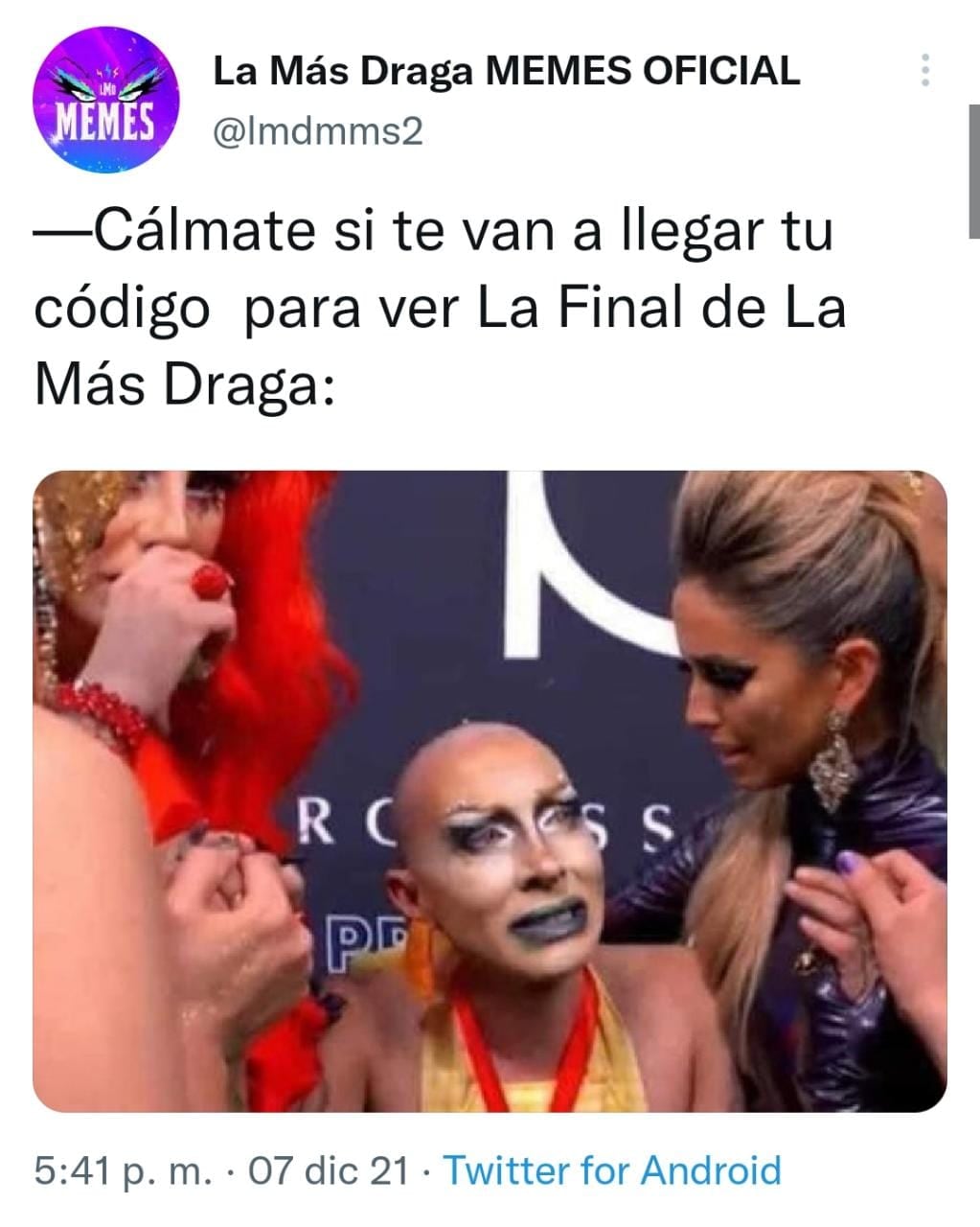 Meme La Más Draga 4