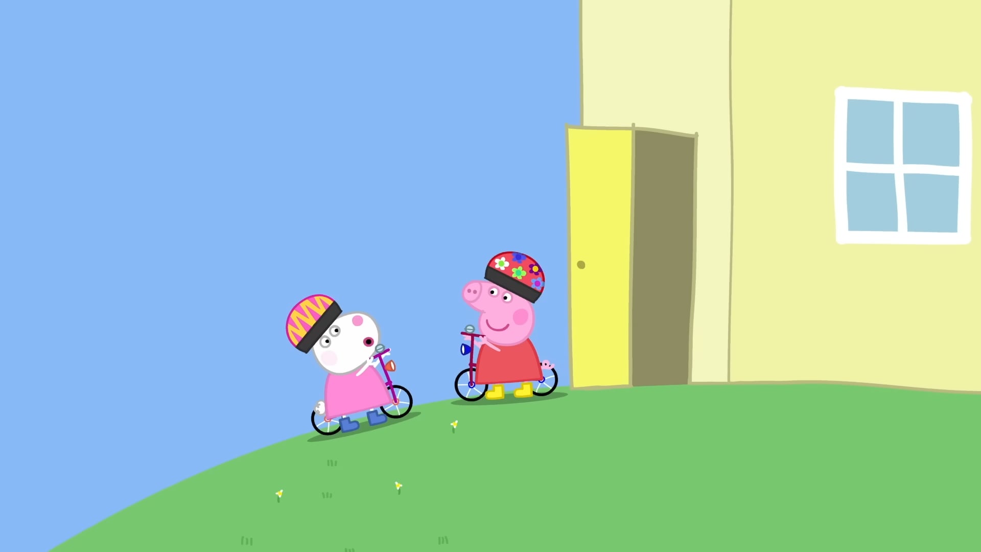 La bicicleta rota de Peppa Pig
