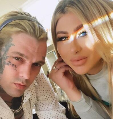 Aaron Carter y Melanie Martin