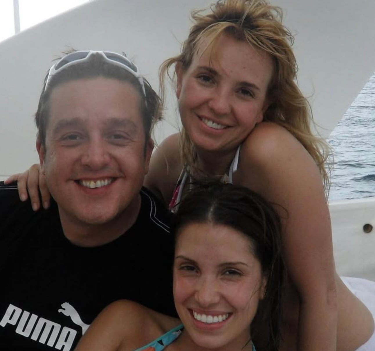 Daniel Bisogno, Andrea Rodríguez y Andrea Escalona