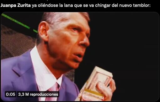 Juanpa Zurita y los memes del sismo del 19 de septiembre.