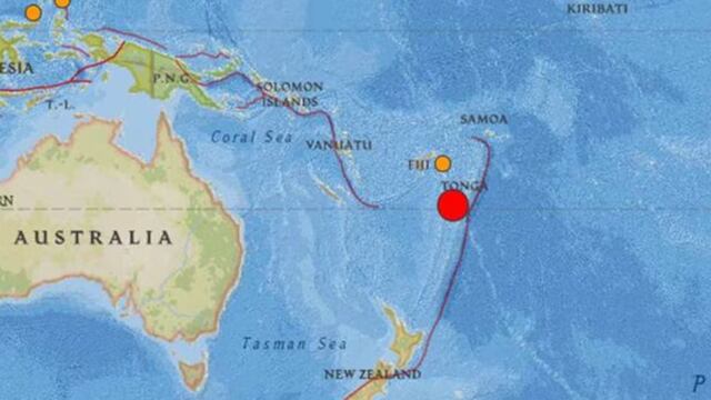 Terremoto hoy Islas Tonga: Se registra sismo de magnitud 7.0
