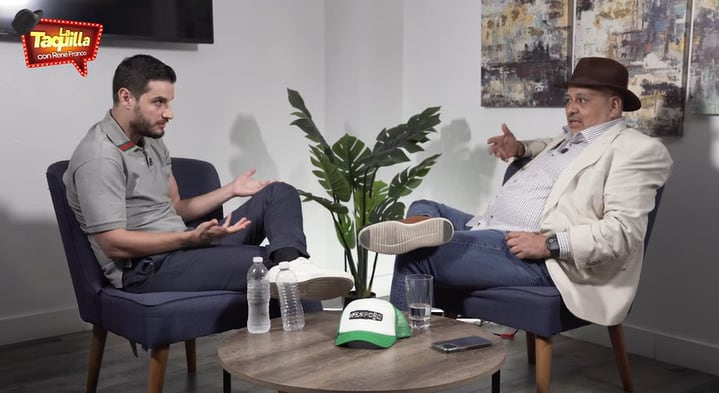 Adrián Marcelo en entrevista con René Franco