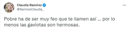Claudia Ramírez manda indirecta a Angélica Rivera.