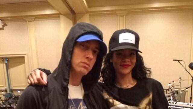 Los cantantes durante su gira con 'The Monster'