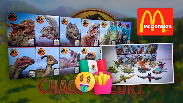 Jurassic World Chaos Theory en Cajita Feliz de McDonald's México