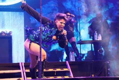 Alejandra Guzmán en el Grito de Independencia, concierto