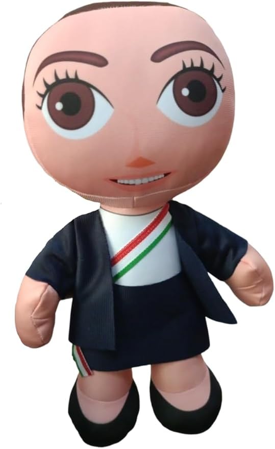 Peluche con traje presidencial