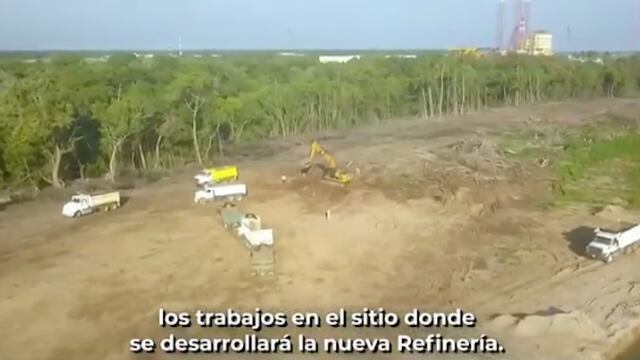 Construcción de Refinería en Dos Bocas.