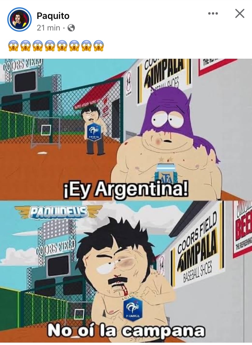 Memes final Qatar 2022.