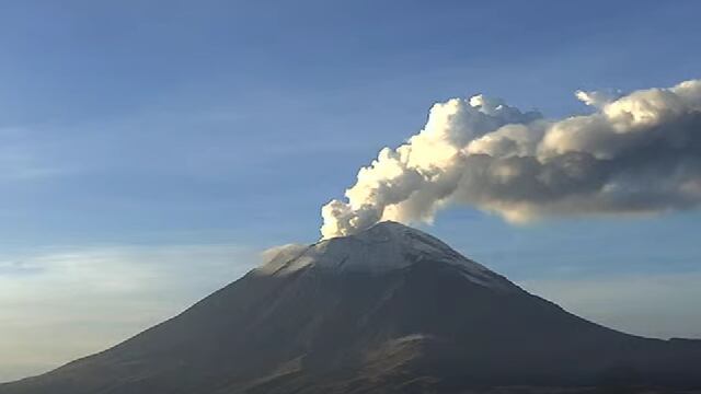 Volcán Popocatépetl el 18 de septiembre