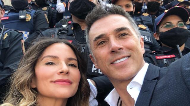 Issabela Camil y Sergio Mayer