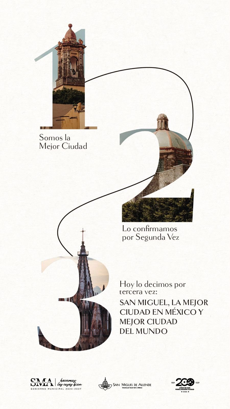 San Miguel de Allende vuelve a ser la mejor ciudad del mundo en 2026.