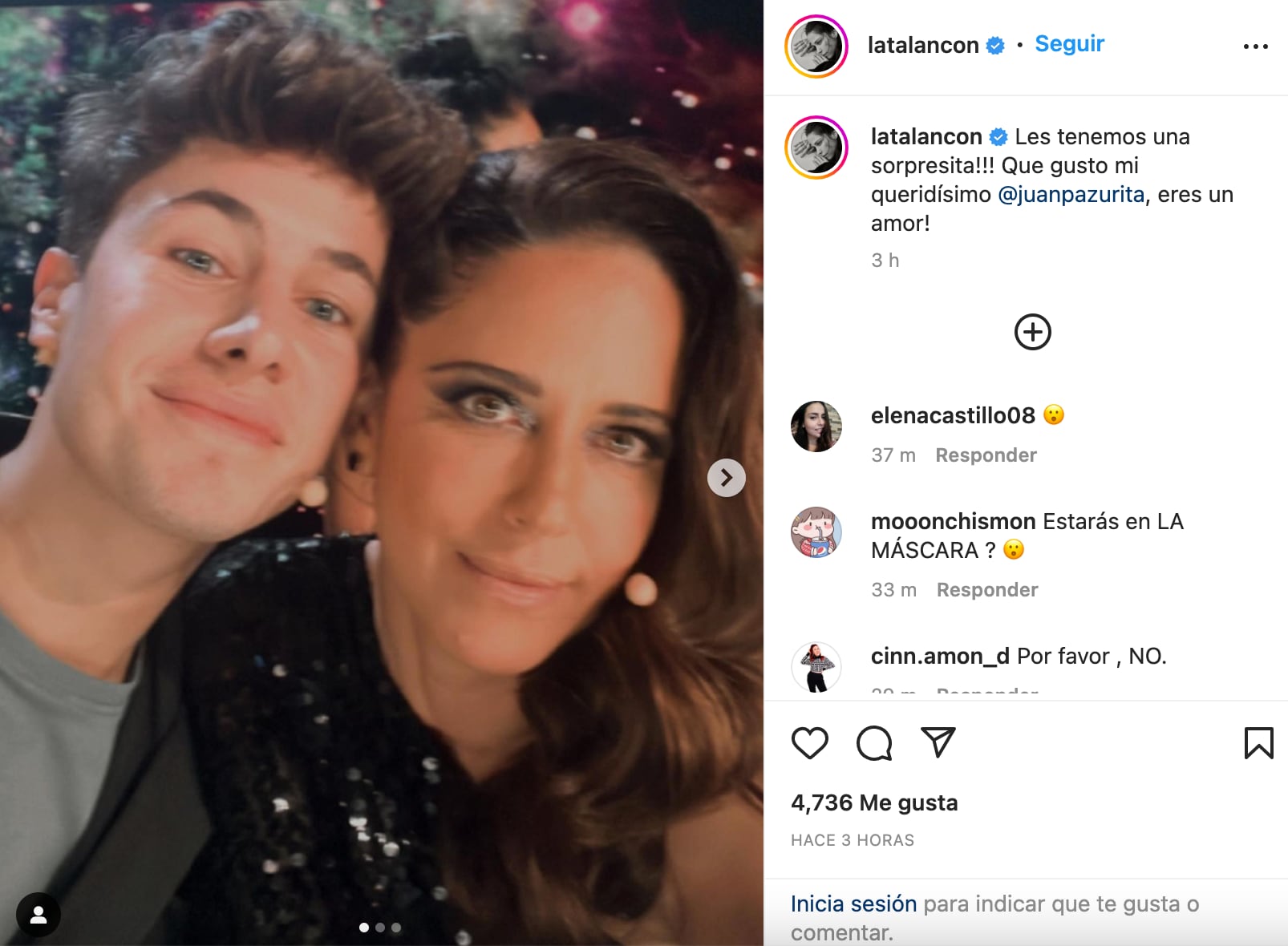 Ana Claudia Talancón y Juanpa Zurita