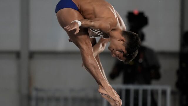 Kevin Berlín y Randal Willars, clavadistas mexicanos.