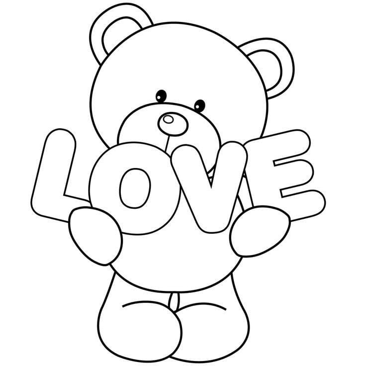 10 imágenes del Día del Amor y la Amistad: Dibujos bonitos para colorear e imprimir por San Valentín