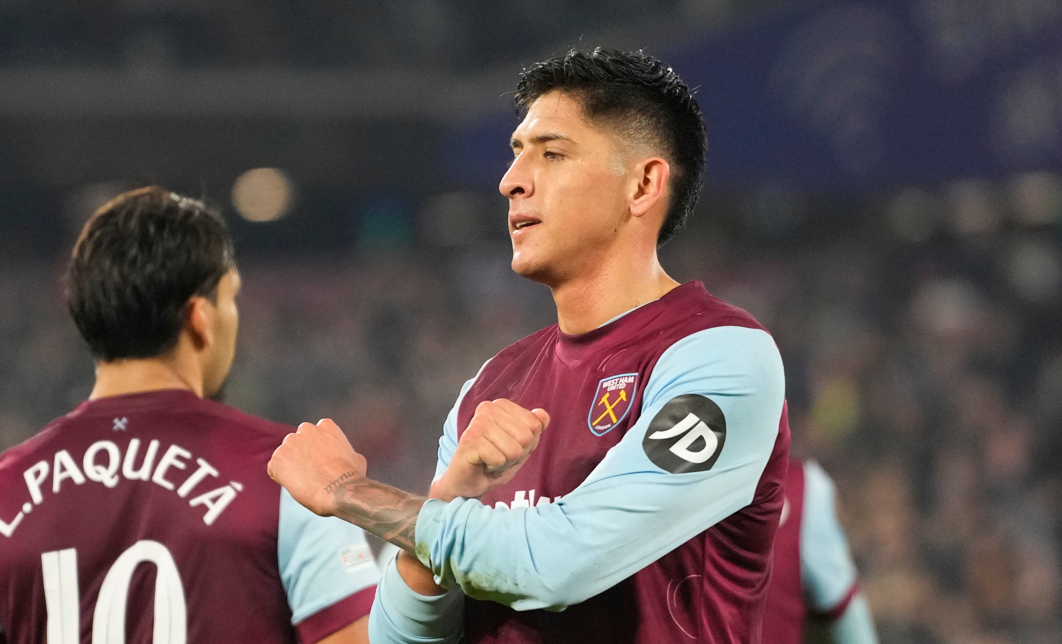 Edson Álvarez en el West Ham