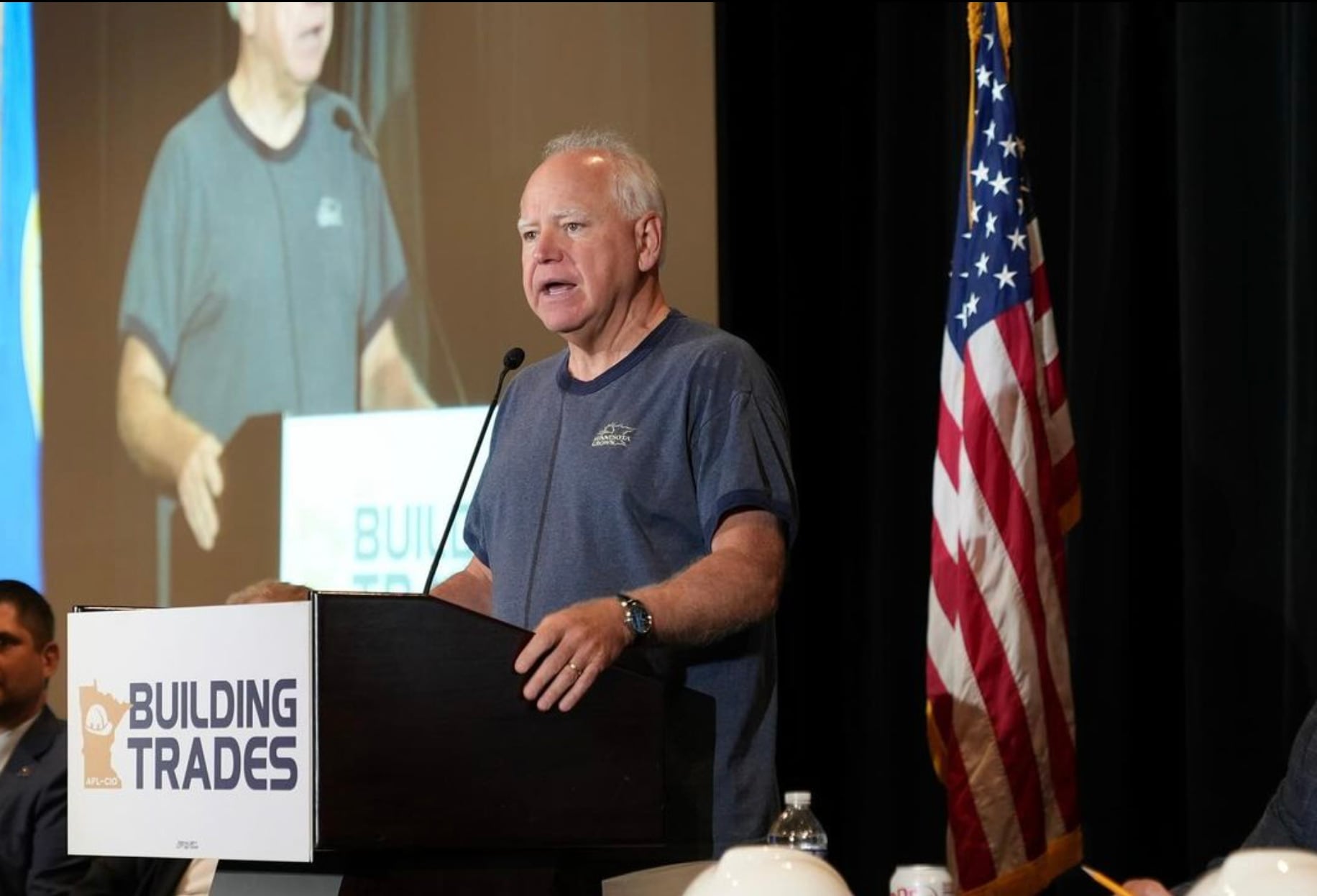 Tim Walz, candidato a vicepresidente de Estados Unidos