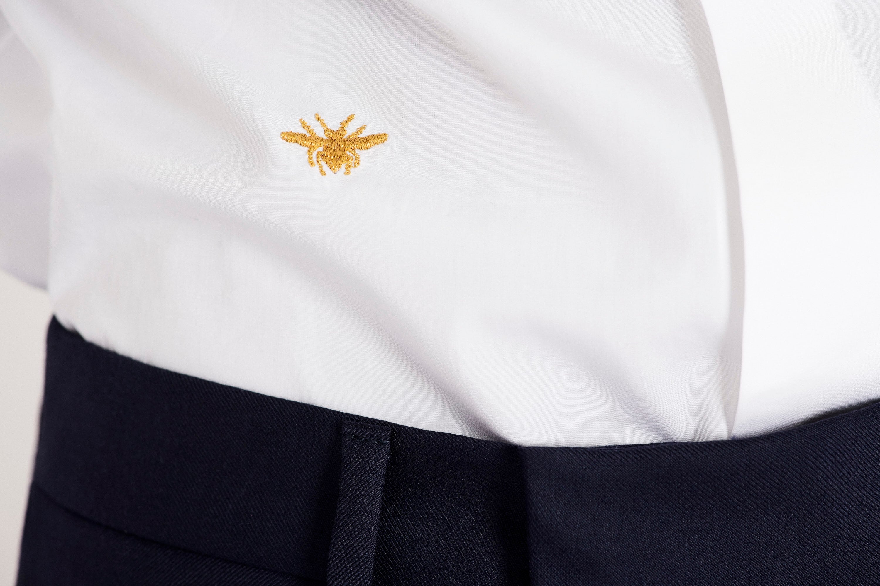 La camisa blanca de Dior.