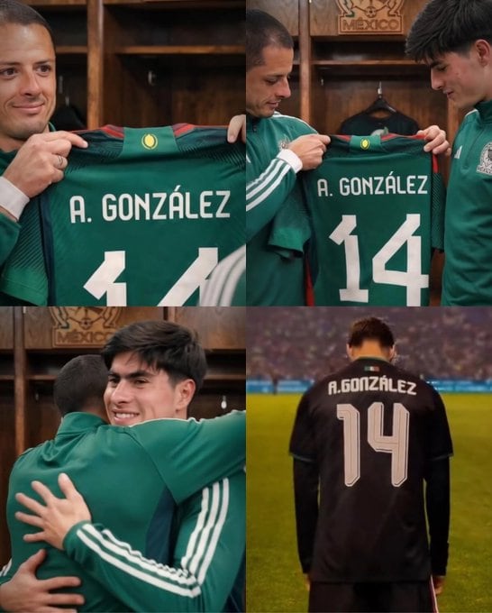 Armando González recibe el número 14 que hizo histórico Chicharito.