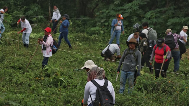 Búsqueda de desaparecidos en Coyutla, Veracruz.