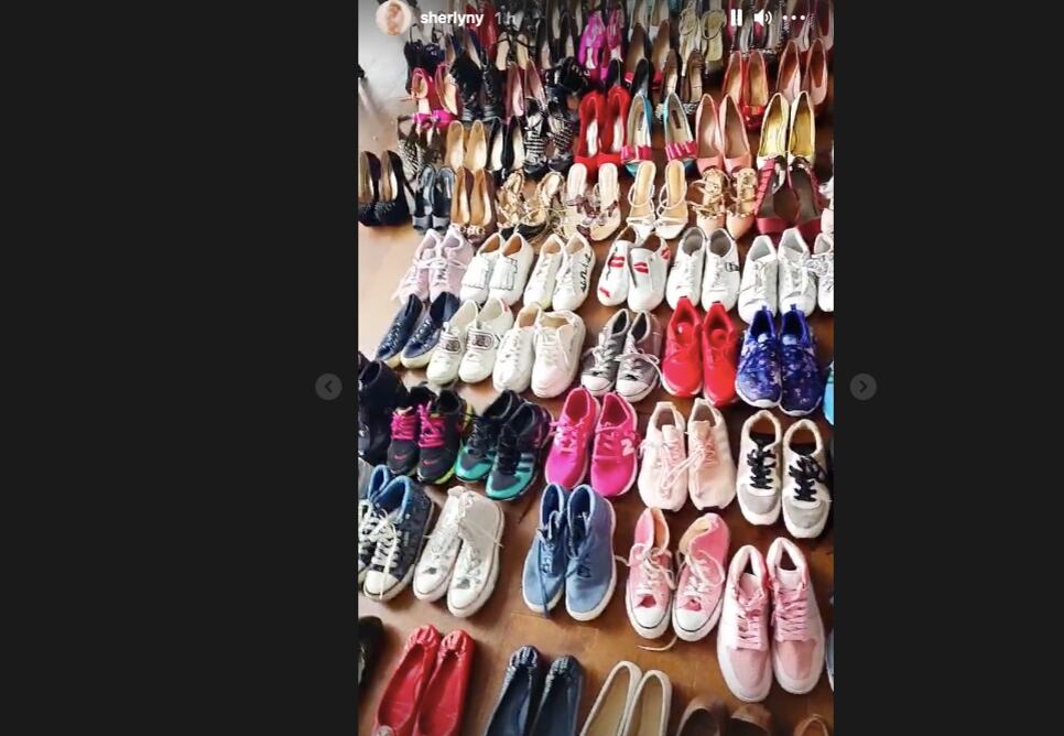 Colección de zapatos de Sherlyn