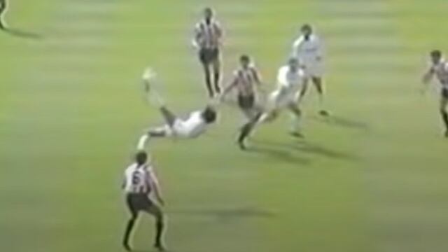 Hugo Sánchez y la pincelada que se mandó ante el Logroñes hace 35 años.