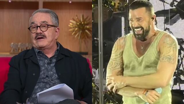 Pedro Sola y Ricky Martin