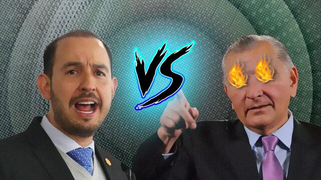 Marko Cortés y Adán Augusto López