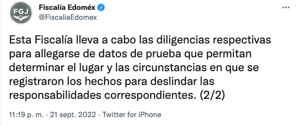 Fiscalía del Estado de México detiene a policía de Cuautitlán Izcalli por la muerte de Octavio Ocaña