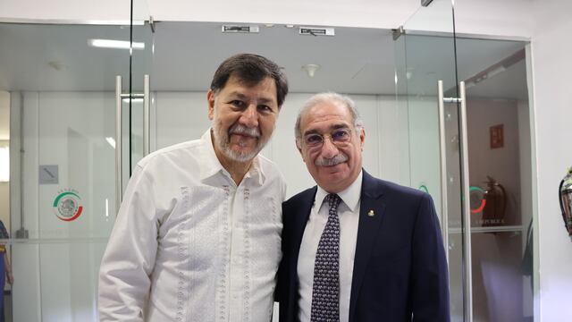 Gerardo Fernández Noroña y Alberto Pérez Dayán