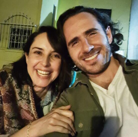 Irán Castillo y Pepe Ramos.