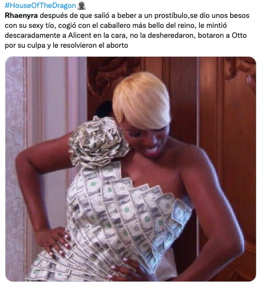 Memes de The House of Dragon de Daemon y Rhaenyra