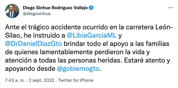 Diego Sinhue garantiza ayuda a familias