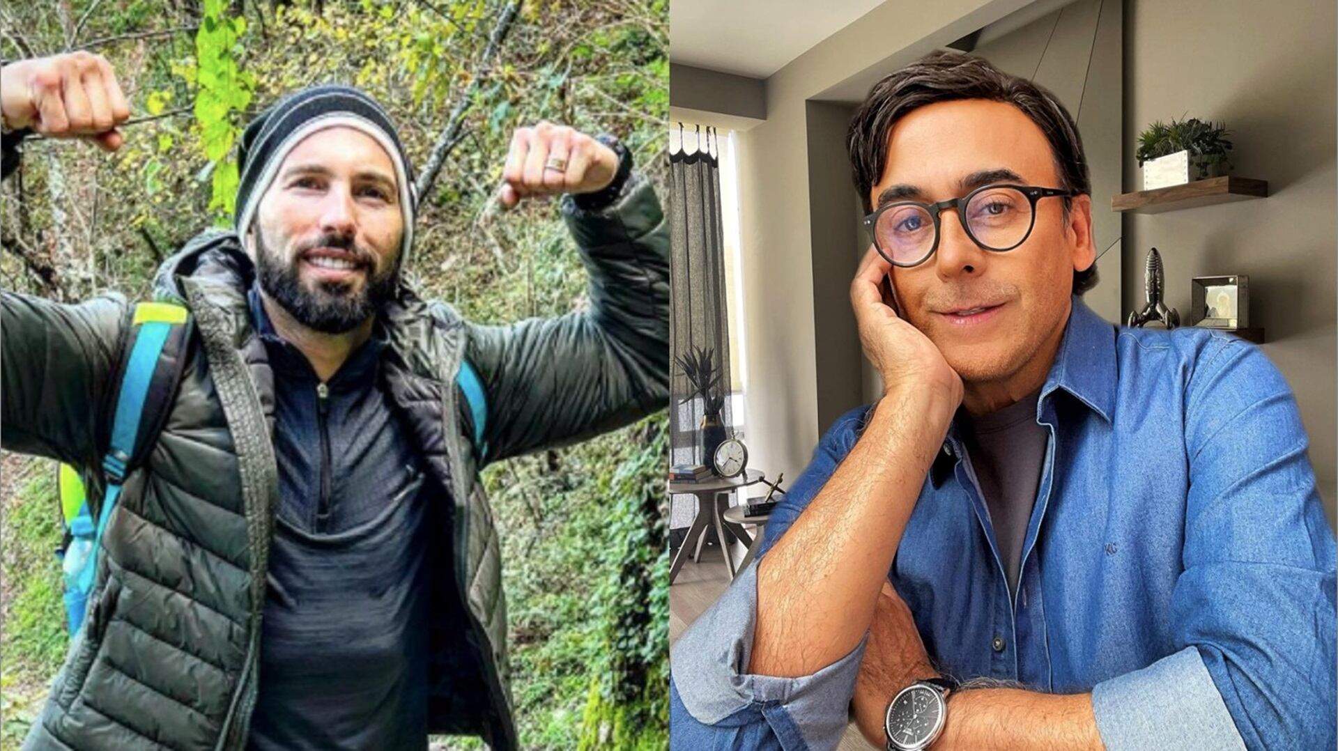 Poncho de Nigris y Adal Ramones