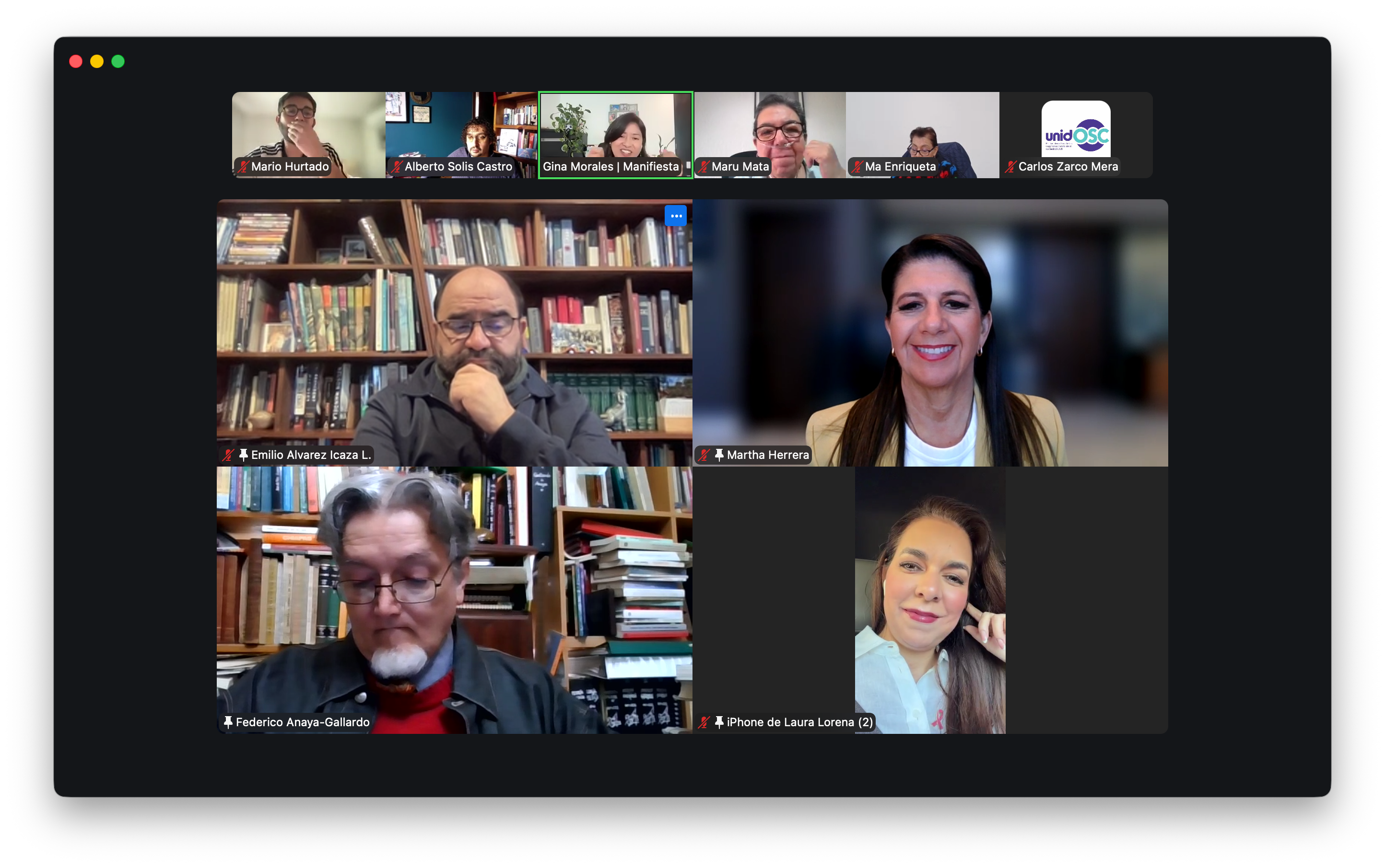 Martha Herrera participa en Diálogos Intersectoriales