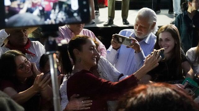 Claudia Sheinbaum, candidata a la presidencia de la república por la coalición Sigamos Haciendo Historia