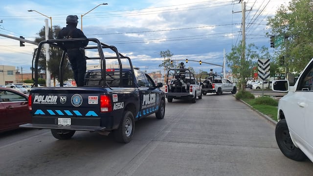 Operativo de seguridad en Aguascalientes